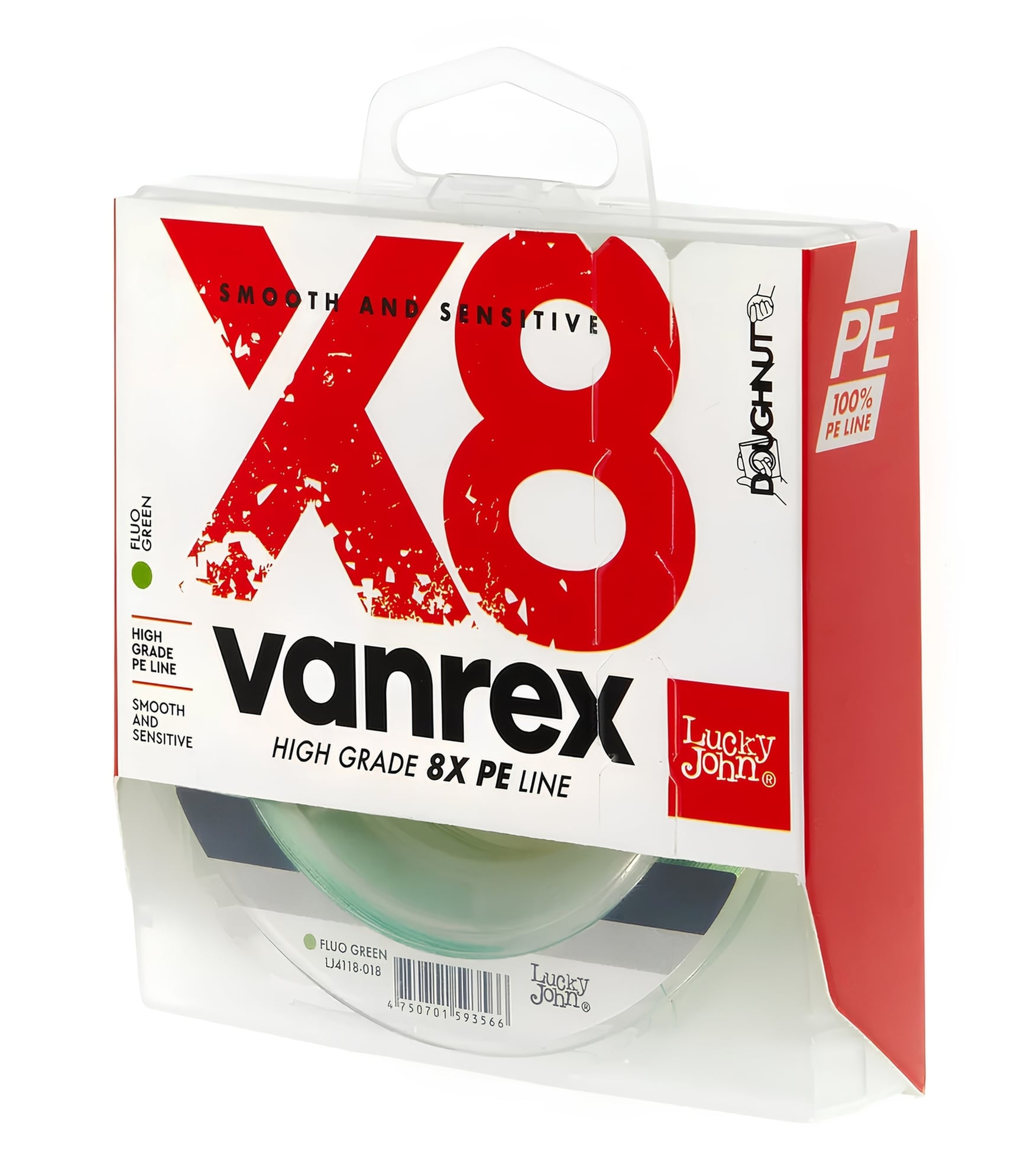 Леска плет. Lucky John Vanrex х8 BRAID