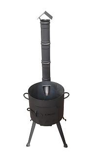 Учаг для казана 12л с трубой