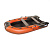 Лодка надувная Пилот М-360 НДНД (красный/черный)